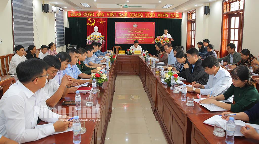 Quang cảnh hội nghị.