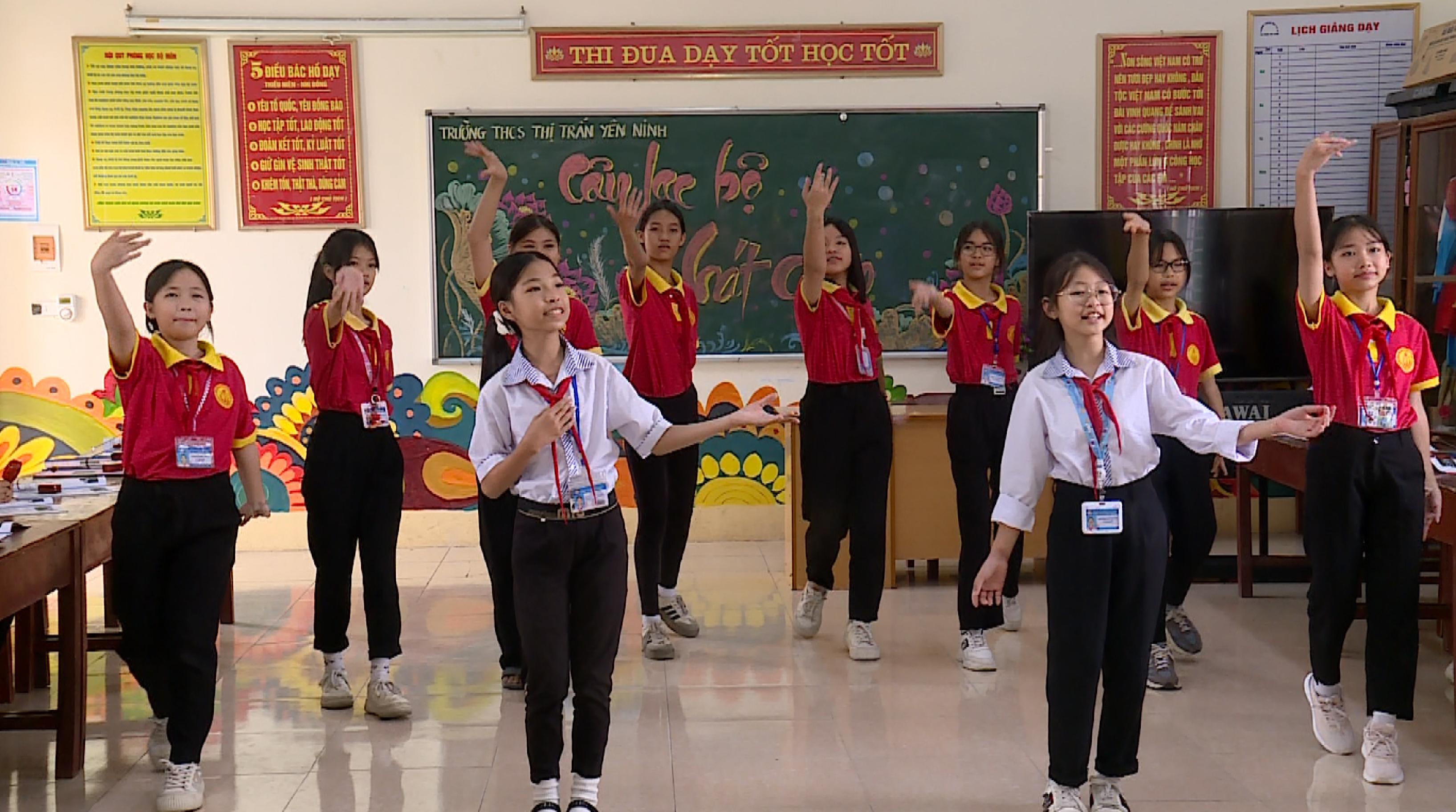 Yên Khánh: Nỗ lực đưa nghệ thuật truyền thống vào trường học