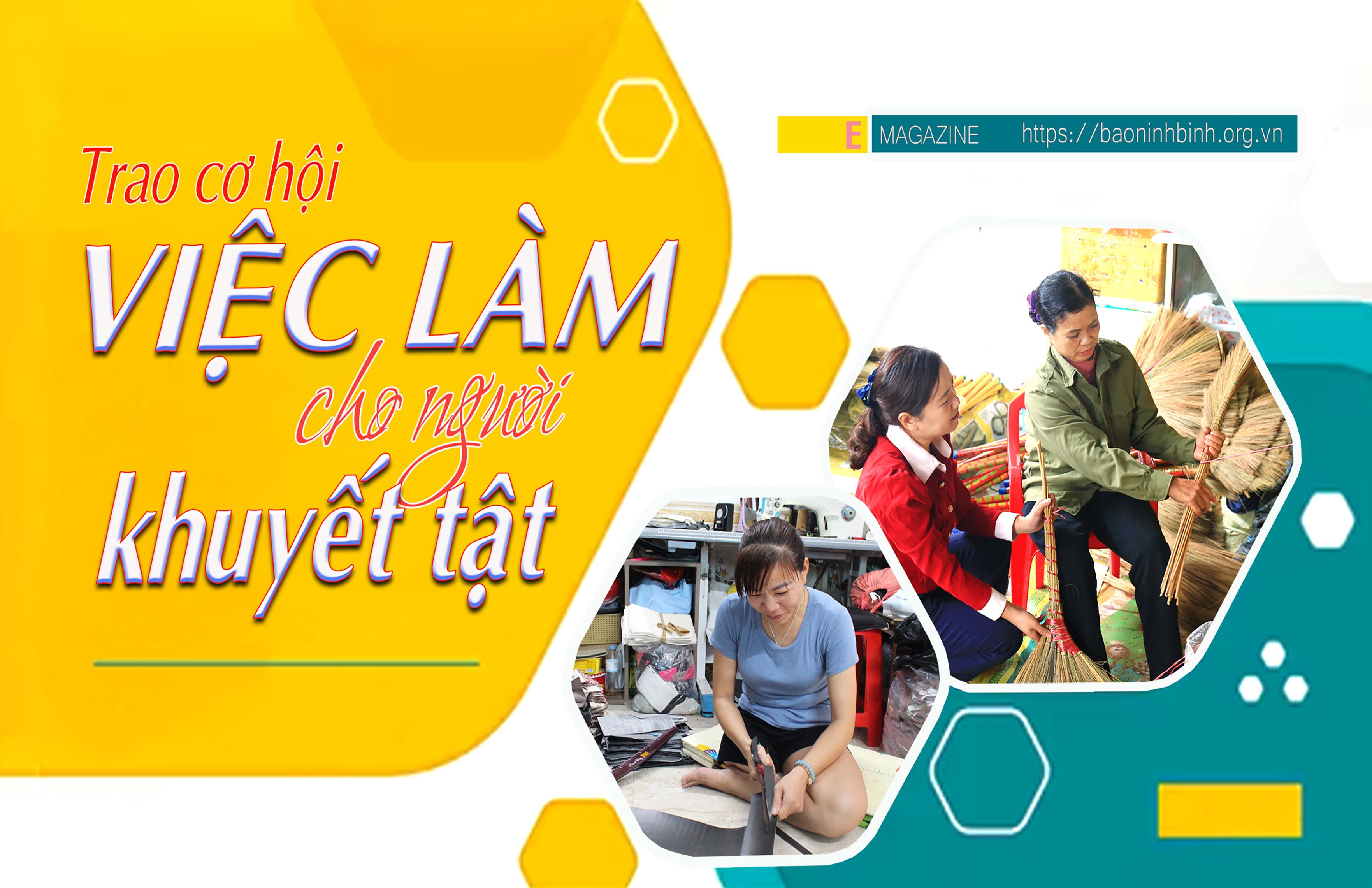 Trao cơ hội việc làm cho người khuyết tật