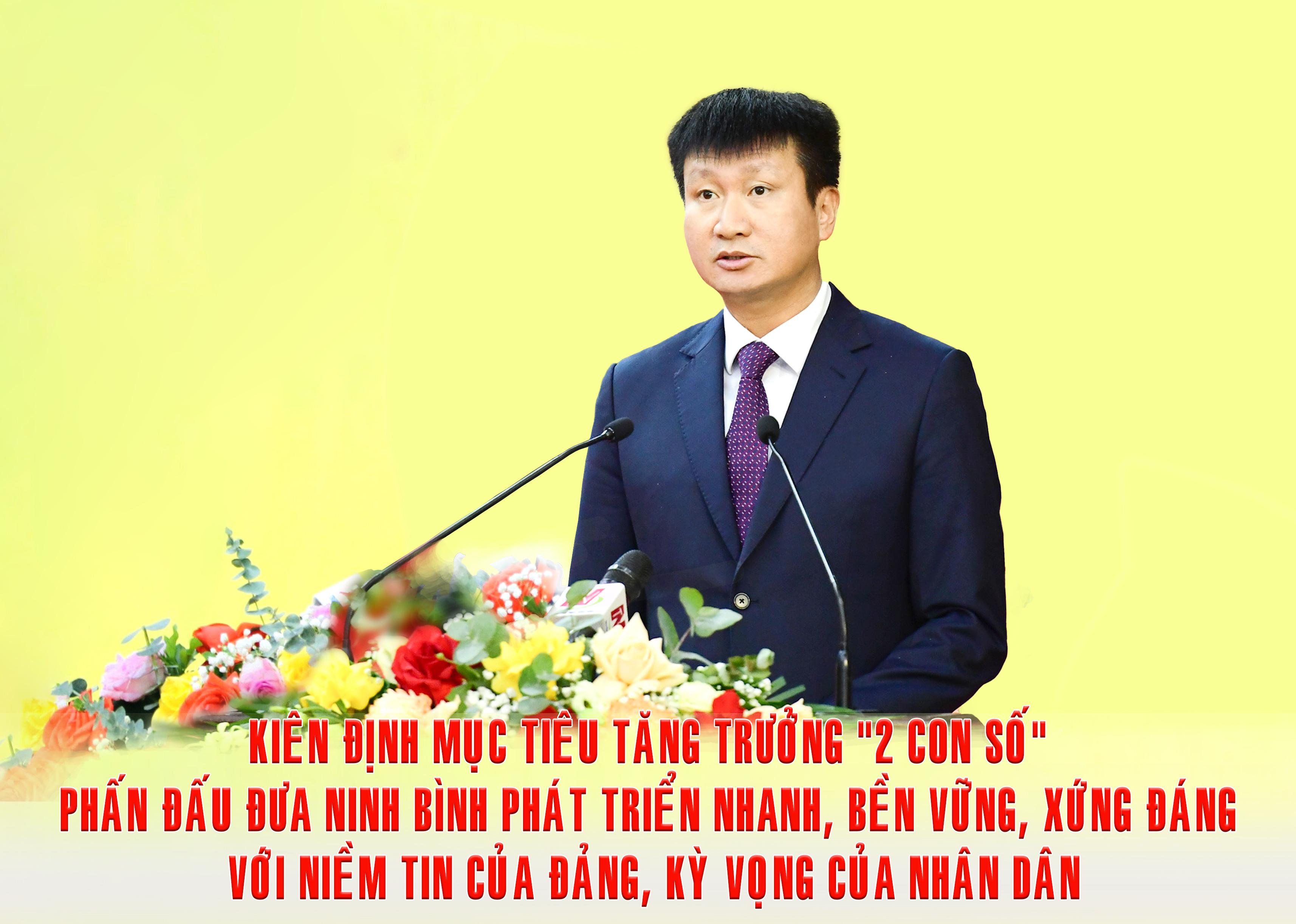 Kiên định mục tiêu tăng trưởng “2 con số", phấn đấu đưa Ninh Bình phát triển nhanh, bền vững, xứng đáng với niềm tin của Đảng, kỳ vọng của Nhân dân