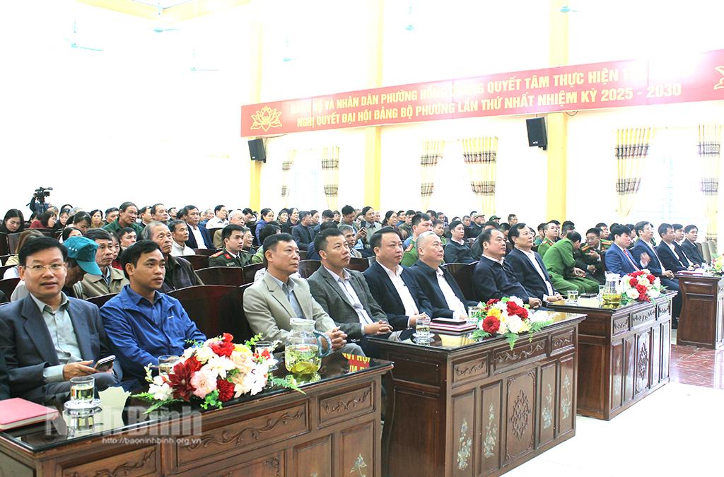 Các đại biểu dự Lễ phát động.