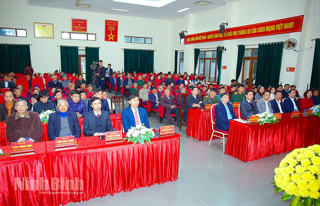 Các đại biểu dự hội nghị tại xã Quang Thiện. Ảnh: Anh Tuấn