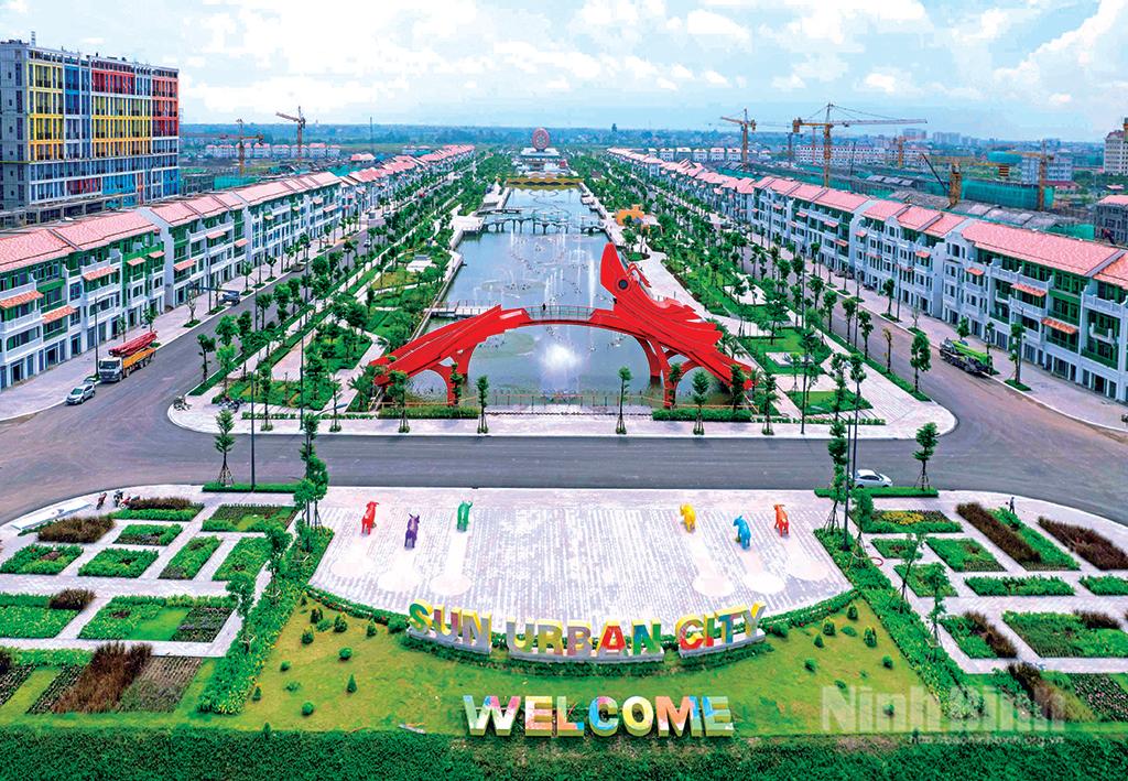 Khu đô thị Sun Urban City Hà Nam, phường Hà Nam. Ảnh: ĐỨC HUY