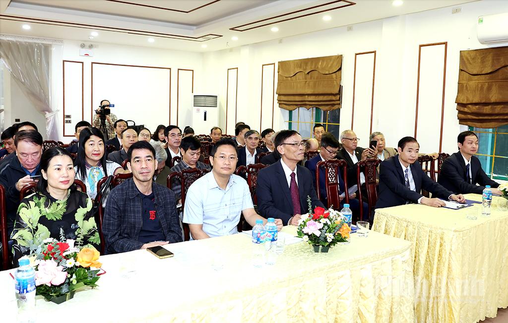 Các đại biểu dự hội nghị kỷ niệm 71 năm Ngày Thầy thuốc Việt Nam và phát động phong trào thi đua của Hội Đông y tỉnh năm 2026. Ảnh: Minh Quang