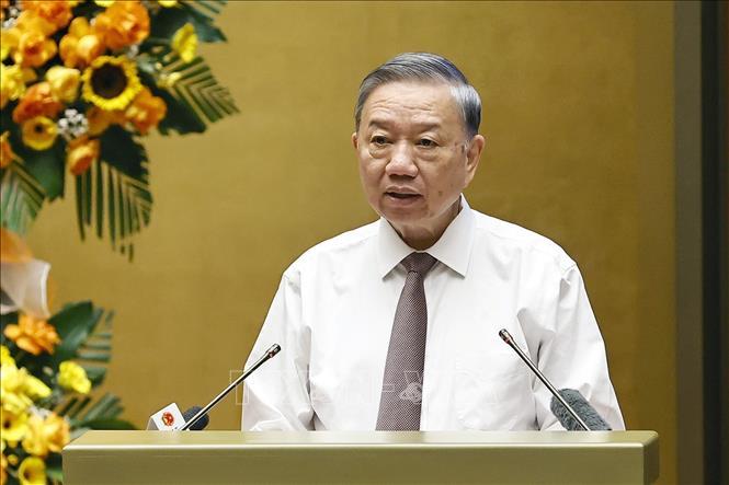 Tổng Bí thư Tô Lâm phát biểu chỉ đạo. Ảnh: Doãn Tấn/TTXVN