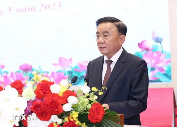 Đồng chí Trần Cẩm Tú, Ủy viên Bộ Chính trị, Thường trực Ban Bí thư. Ảnh: Phương Hoa - TTXVN