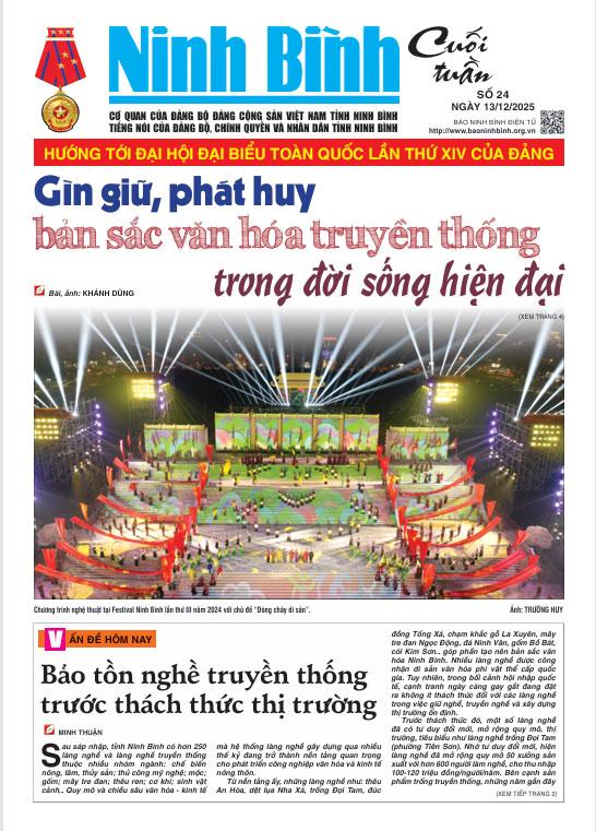 Ninh Bình cuối tuần số 24 (13/12/2025)