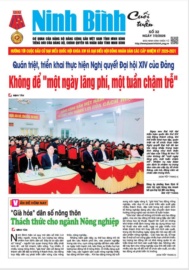 Ninh Bình cuối tuần số 32 (7/2/2026)