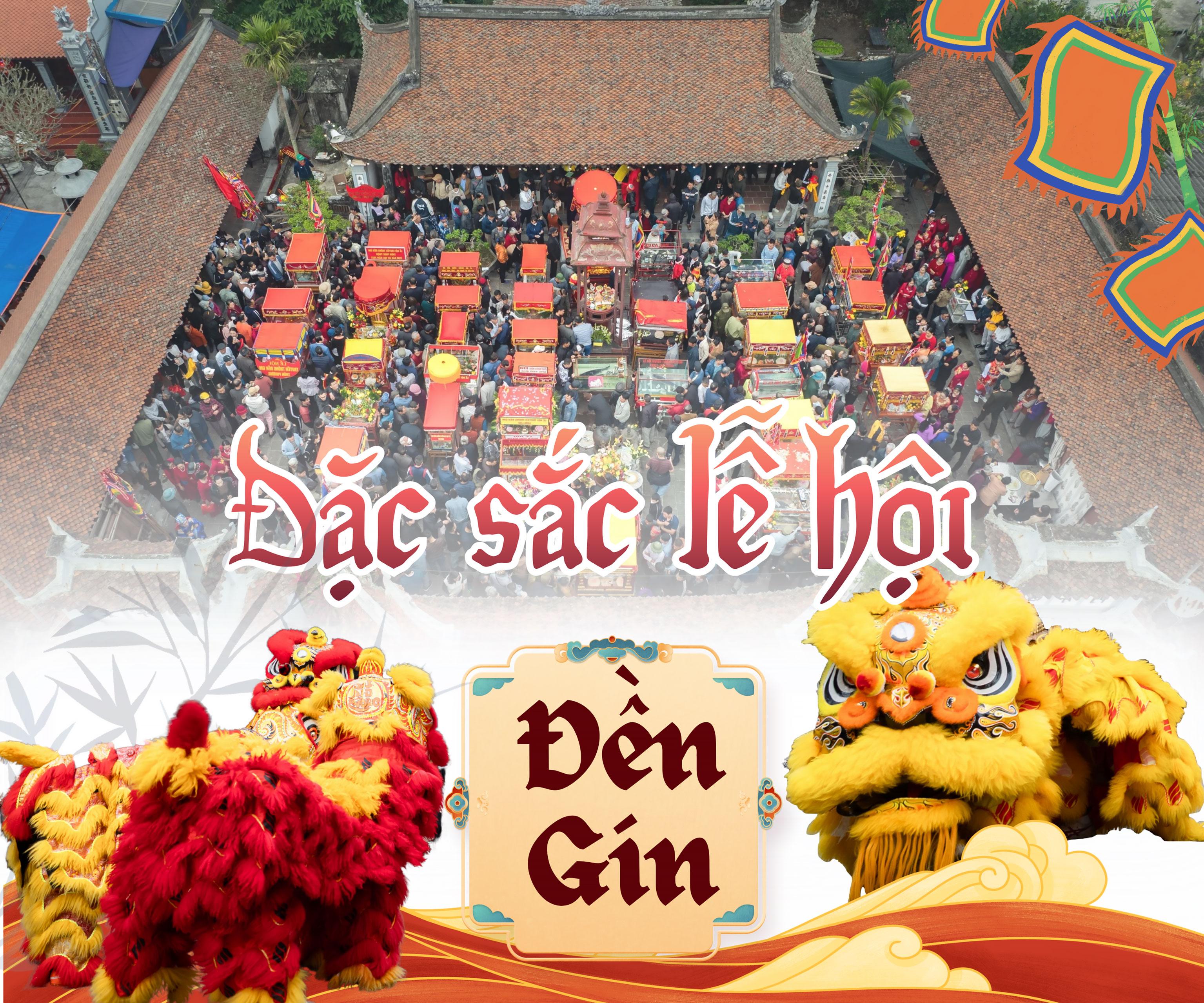 Đặc sắc lễ hội Đền Gin