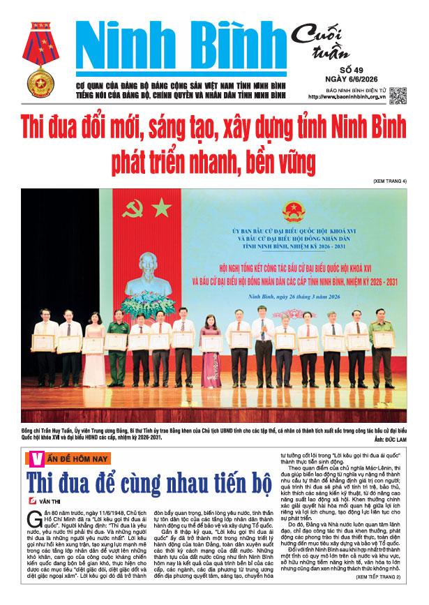 Ninh Bình cuối tuần số 49 (6/6/2026)