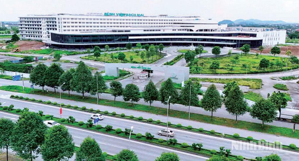 Toàn cảnh Bệnh viện Bạch Mai cơ sở 2 tại phường Liêm Tuyền. Ảnh: Minh Quang