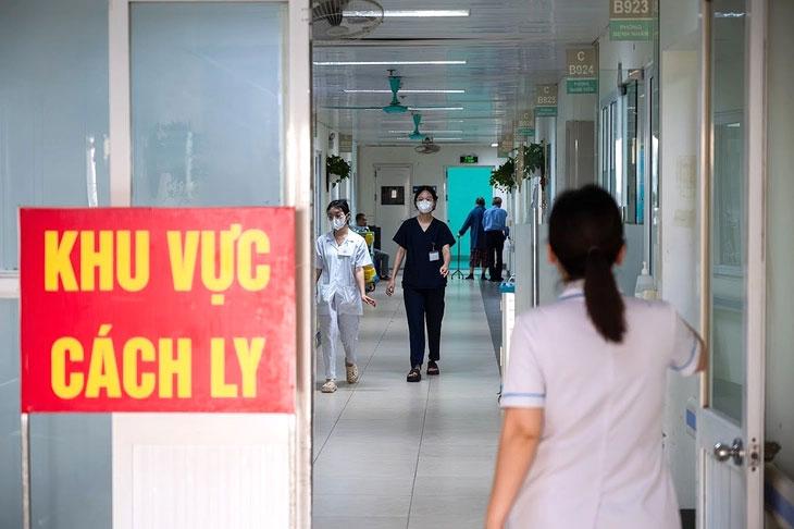 Khu vực cách ly bệnh nhân mắc bệnh truyền nhiễm tại Bệnh viện Thanh Nhàn, Hà Nội - Ảnh: BVCC