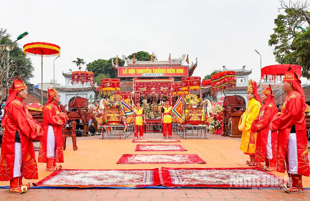 Tế nam quan trong Lễ hội truyền thống Đền Gin.