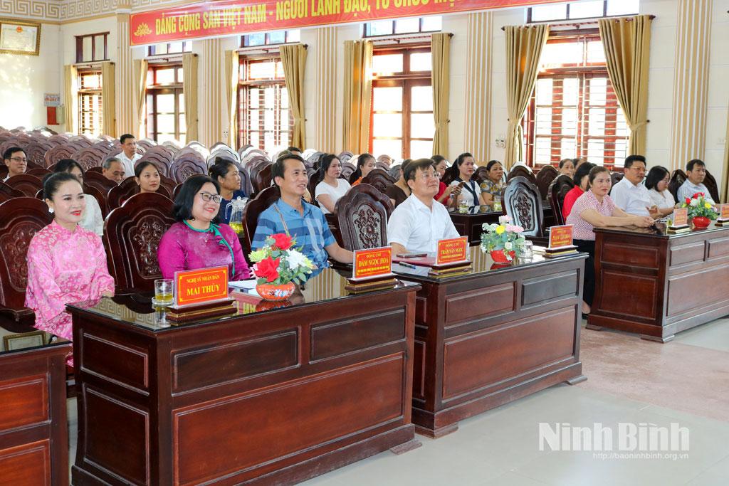 Các đại biểu dự khai mạc lớp tập huấn.