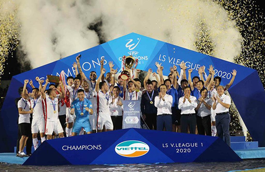 Giải bóng đá vô địch quốc gia LS V.League 1 - 2020: Đội Viettel vô địch