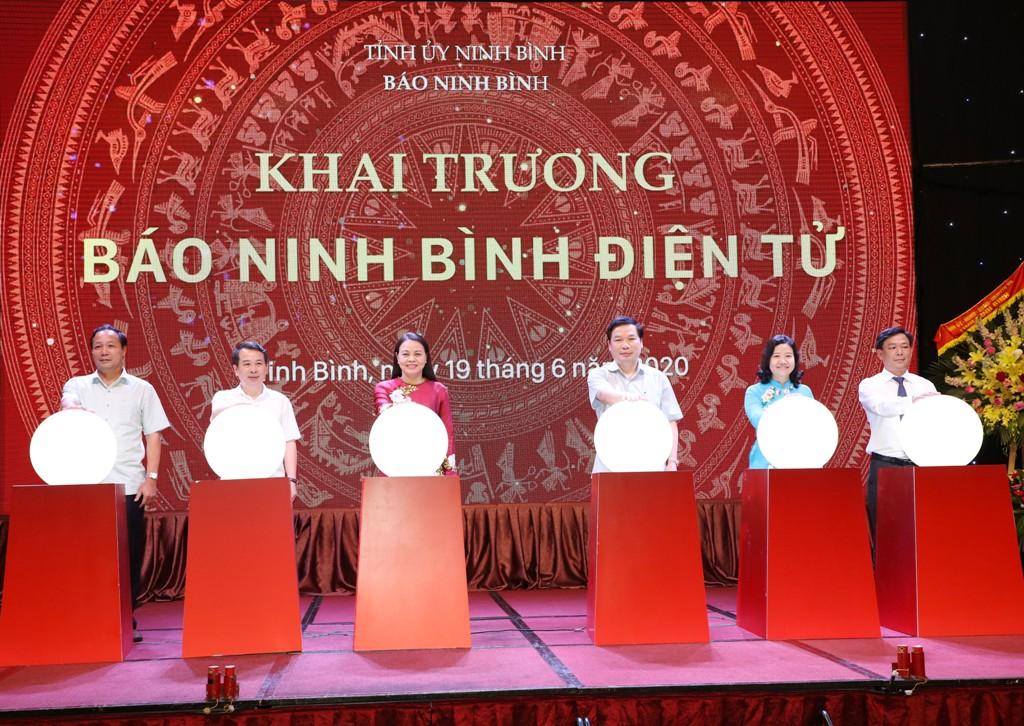 [Video] Khai trương Báo Ninh Bình điện tử