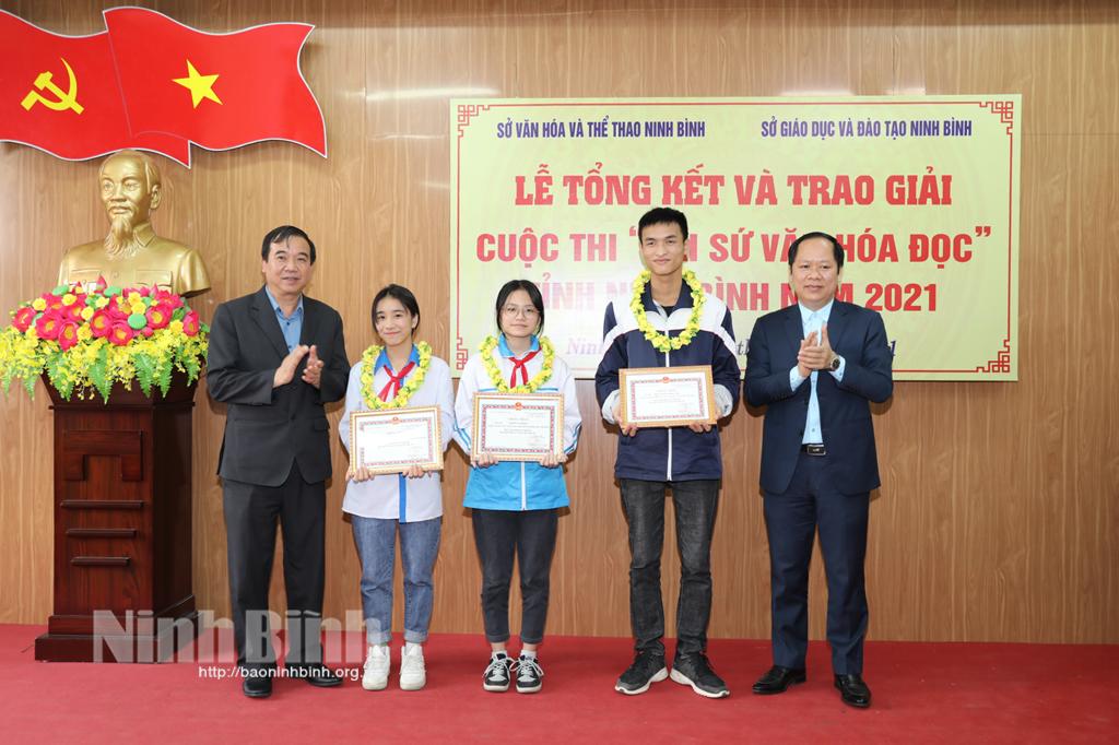 Tổng kết và trao giải Cuộc thi "Đại sứ văn hóa đọc" tỉnh Ninh Bình năm 2021