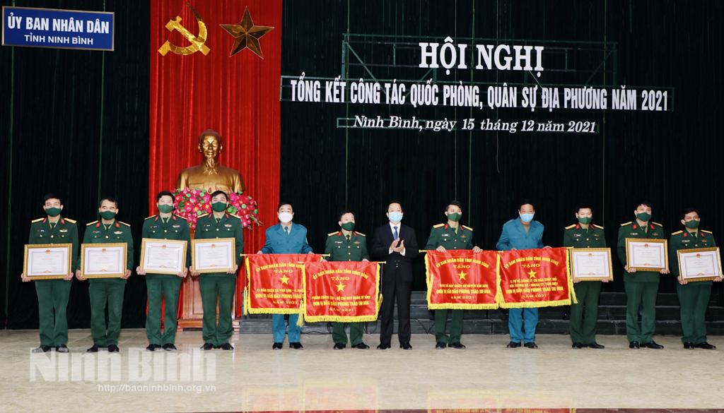 Tổng kết công tác quốc phòng, quân sự địa phương năm 2021