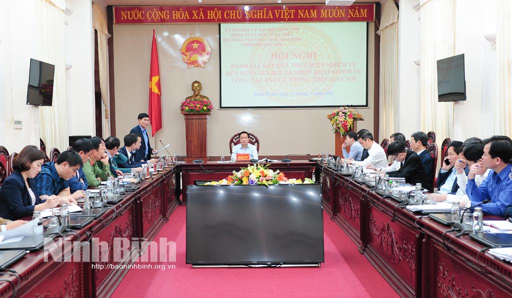 Đánh giá kết quả thực hiện nhiệm vụ công tác bầu cử đại biểu Quốc hội khóa XV và bầu cử đại biểu HĐND các cấp, nhiệm kỳ 2021- 2026