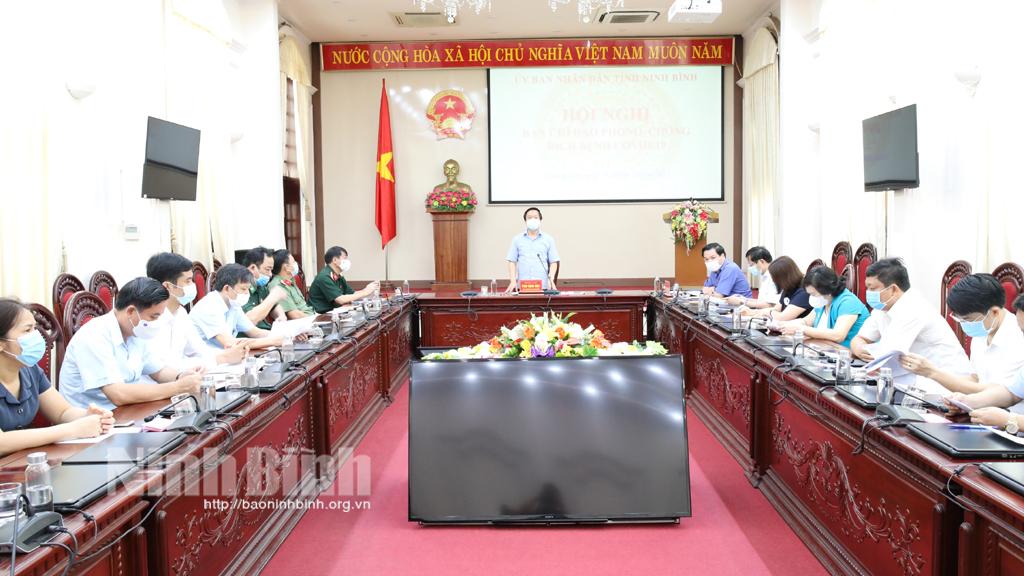 Hội nghị Ban Chỉ đạo phòng, chống dịch bệnh COVID-19