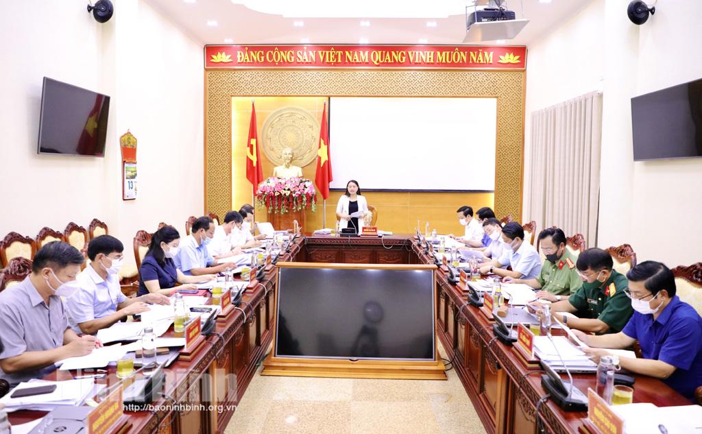 Hội nghị Ban Thường vụ Tỉnh ủy