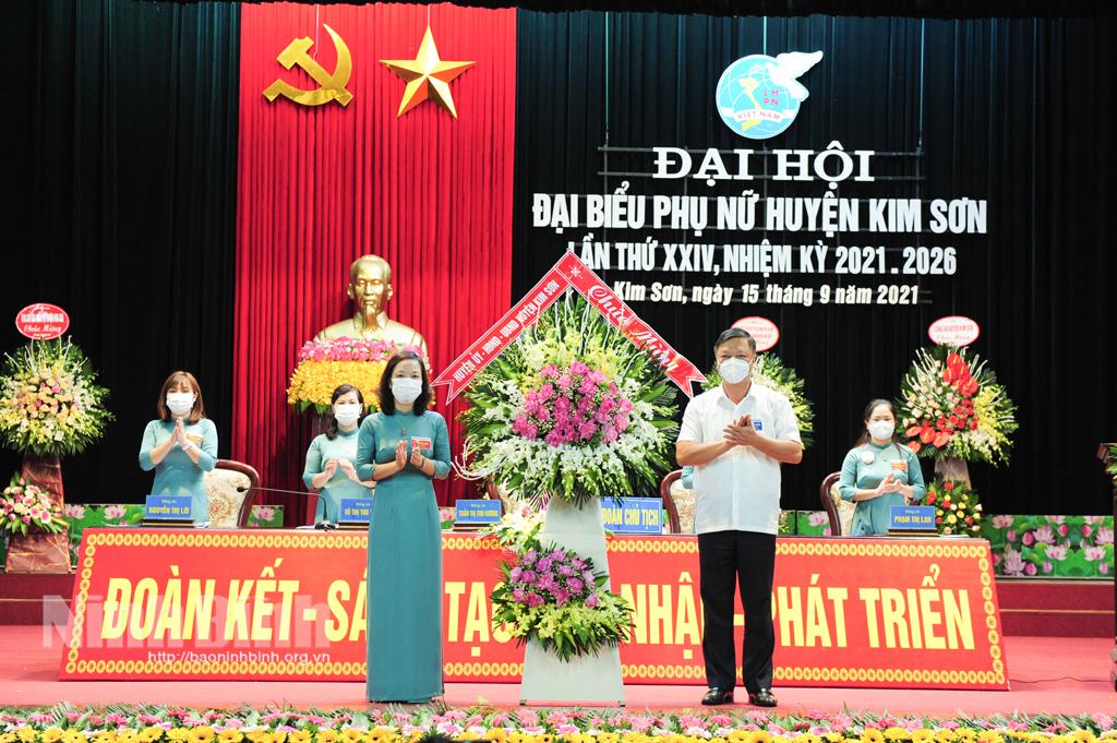 Đại hội đại biểu Phụ nữ huyện Kim Sơn lần thứ XXIV, nhiệm kỳ 2021-2026