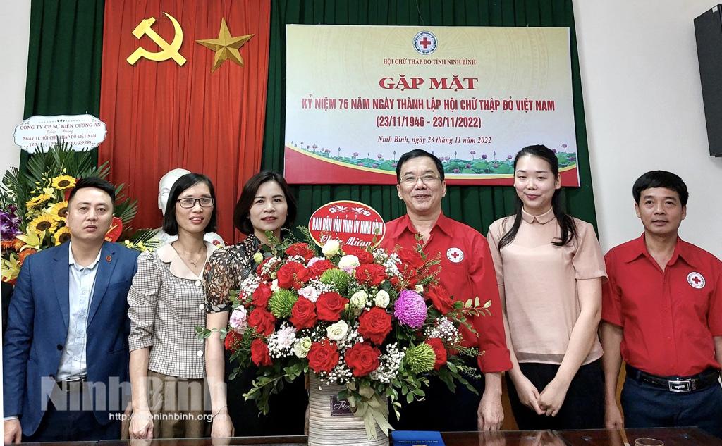 Kỷ niệm 76 năm Ngày thành lập Hội Chữ thập đỏ Việt Nam