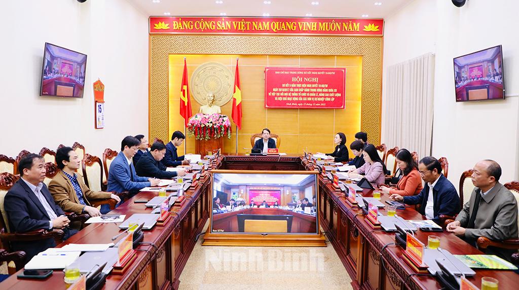 Hội nghị toàn quốc sơ kết 5 năm thực hiện Nghị quyết 19 của Ban Chấp hành Trung ương Đảng khóa XII