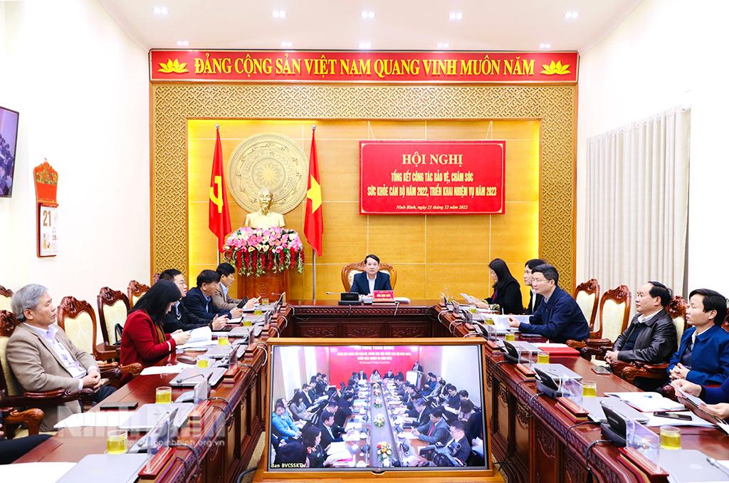 Ban Bảo vệ, chăm sóc sức khỏe cán bộ Trung ương tổ chức hội nghị trực tuyến triển khai nhiệm vụ năm 2023