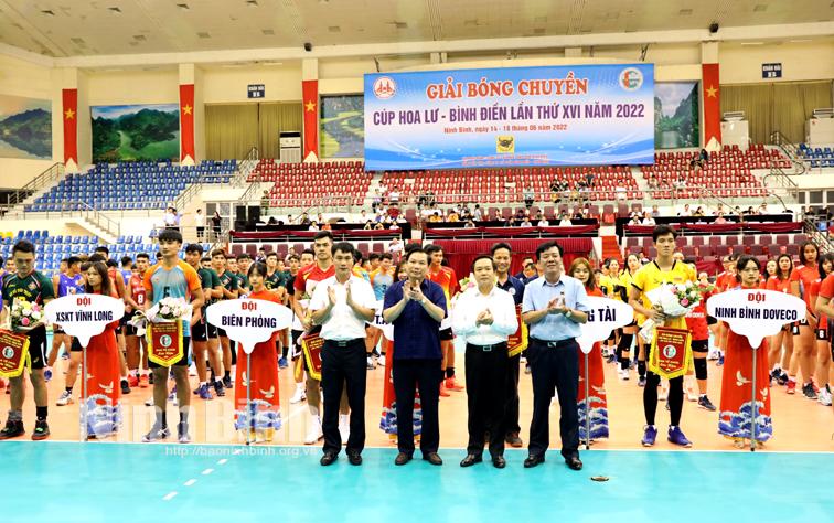 Khai mạc Giải Bóng chuyền Cúp Hoa Lư - Bình Điền lần thứ XVI năm 2022