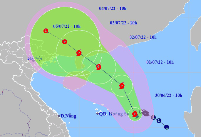 Công điện về ứng phó với bão số 01