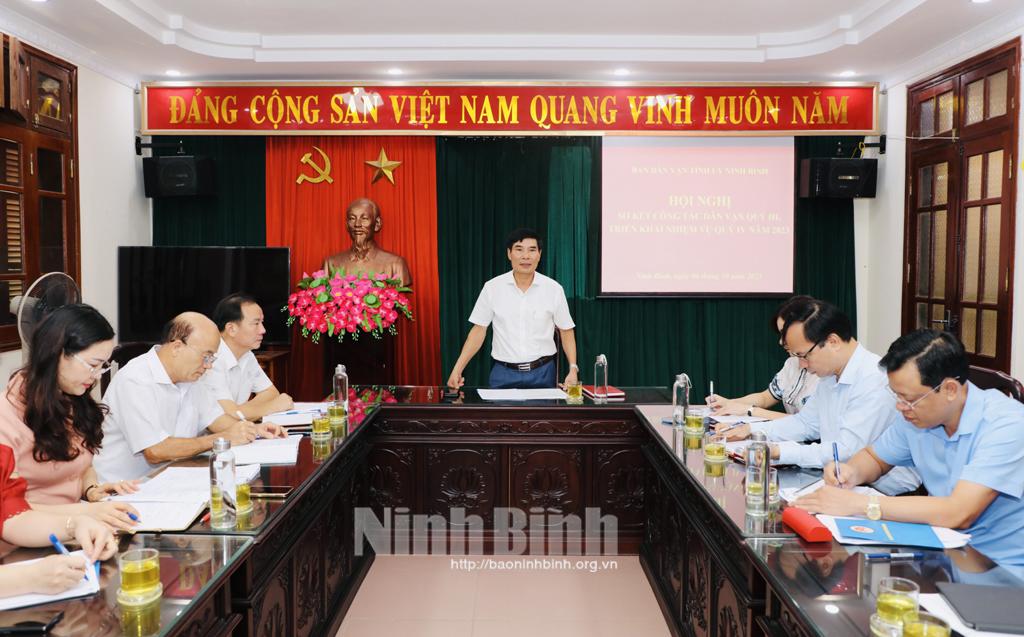 Triển khai nhiệm vụ công tác dân vận quý IV