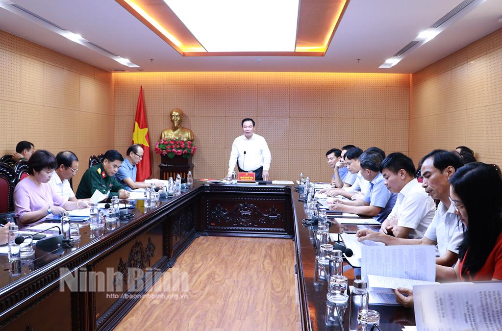 Hội nghị rà soát, triển khai Kế hoạch tổ chức Festival Ninh Bình năm 2023