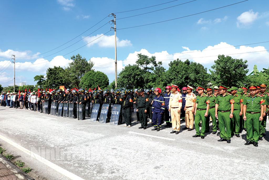 Công an tỉnh sẵn sàng tham gia diễn tập khu vực phòng thủ tỉnh