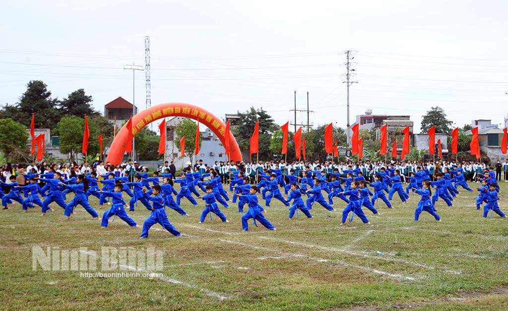 Khai mạc Hội khỏe Phù Đổng huyện Gia Viễn lần thứ VIII