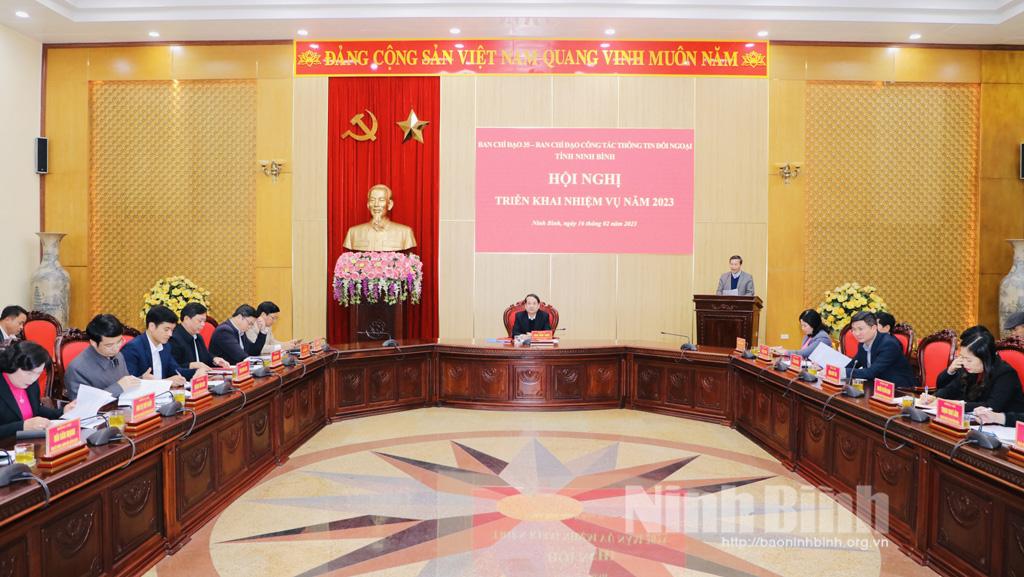 Ban Chỉ đạo 35 và Ban Chỉ đạo công tác thông tin đối ngoại triển khai nhiệm vụ năm 2023