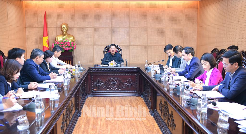 Hội nghị tham gia ý kiến vào dự thảo một số tờ trình, nghị quyết trình tại kỳ họp thứ 12, HĐND tỉnh khóa XV