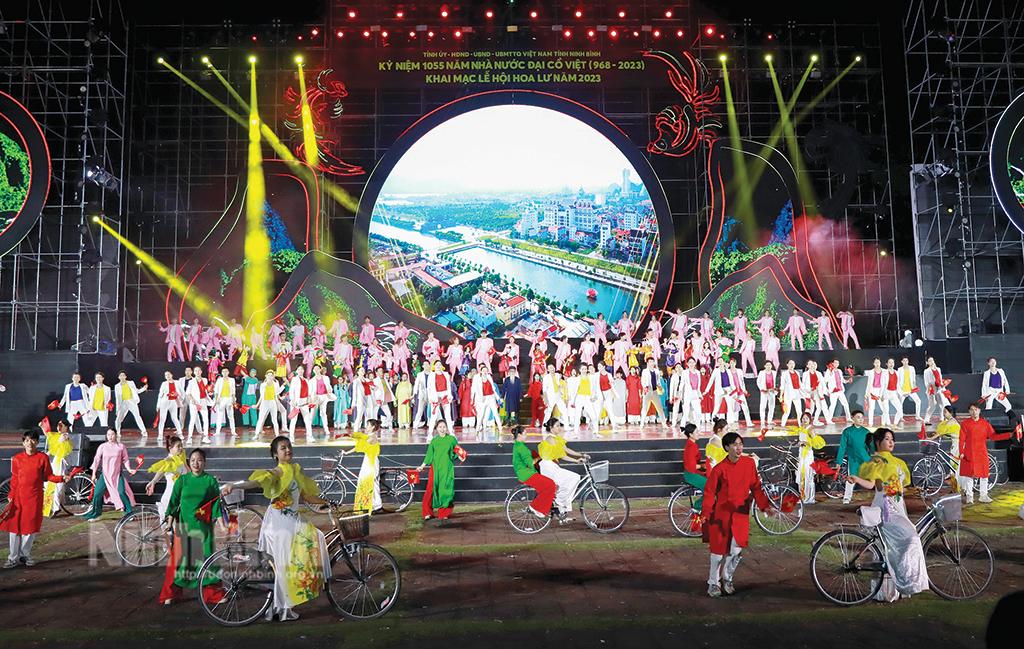 Sẵn sàng cho chương trình kỷ niệm 1055 năm Nhà nước Đại Cồ Việt và khai mạc Lễ hội Hoa Lư 2023