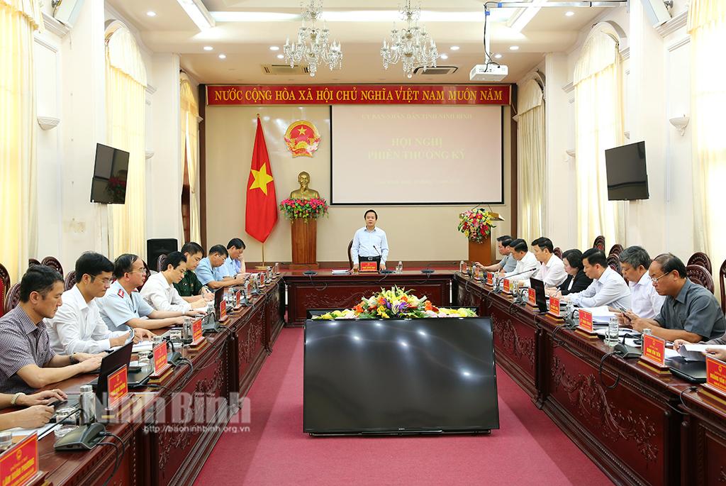 Hội nghị UBND tỉnh phiên thường kỳ tháng 5