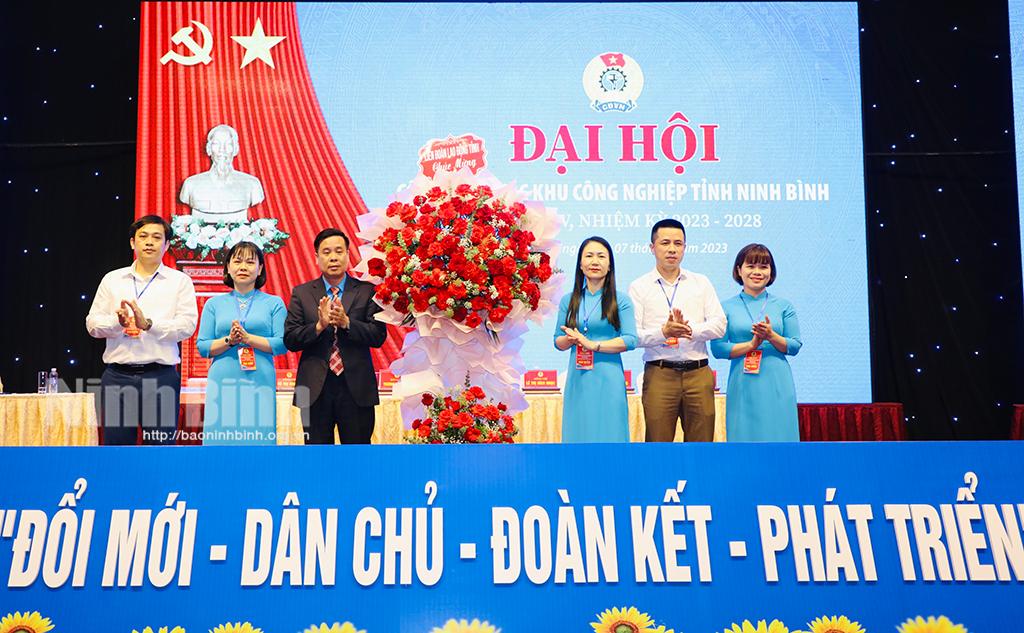 Đại hội Công đoàn các Khu công nghiệp tỉnh lần thứ IV, nhiệm kỳ 2023 -2028