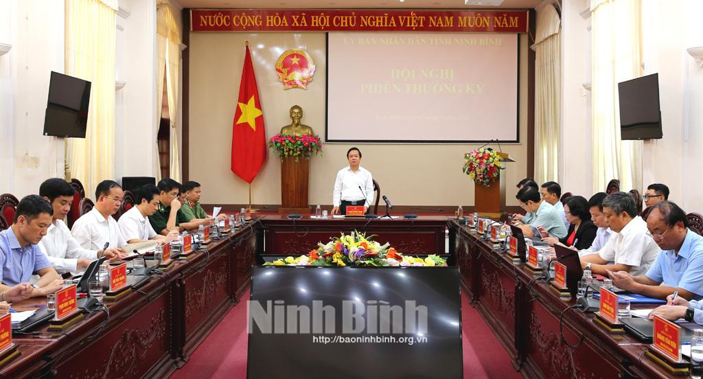 [Video] Hội nghị UBND tỉnh phiên thường kỳ tháng 6