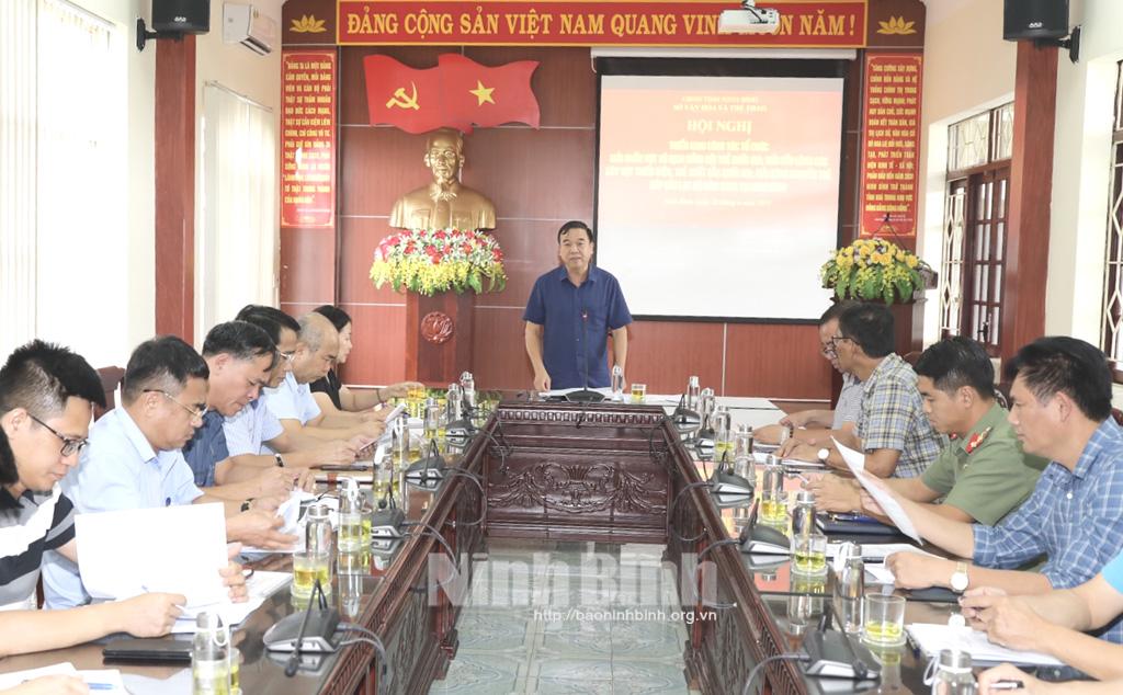 Triển khai công tác tổ chức các giải thể thao tại Ninh Bình