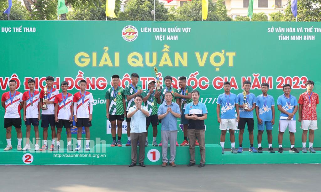 Bế mạc và trao thưởng Giải Quần vợt vô địch đồng đội trẻ Quốc gia 2023