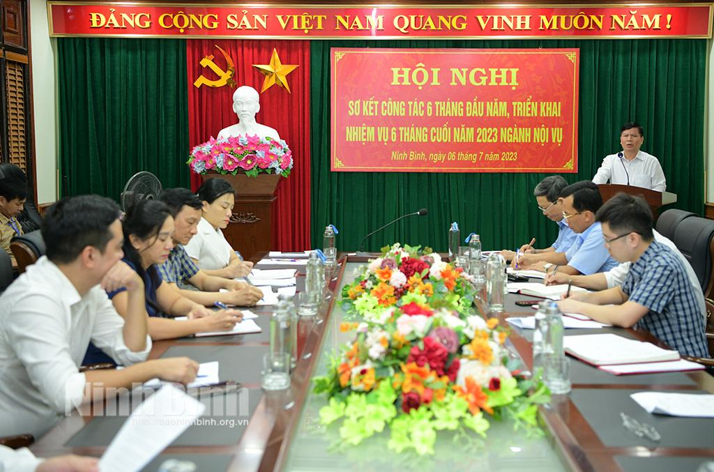 Sở Nội vụ triển khai nhiệm vụ 6 tháng cuối năm