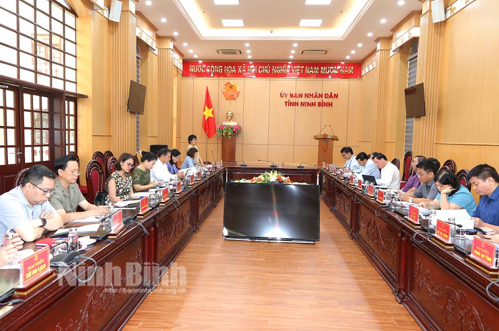 Đoàn kiểm tra của BCĐ Trung ương Phong trào "Toàn dân đoàn kết xây dựng đời sống văn hóa" làm việc tại Ninh Bình