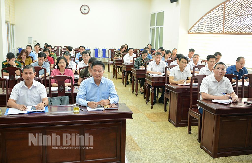 Hội nghị Báo cáo viên cấp tỉnh tháng 8