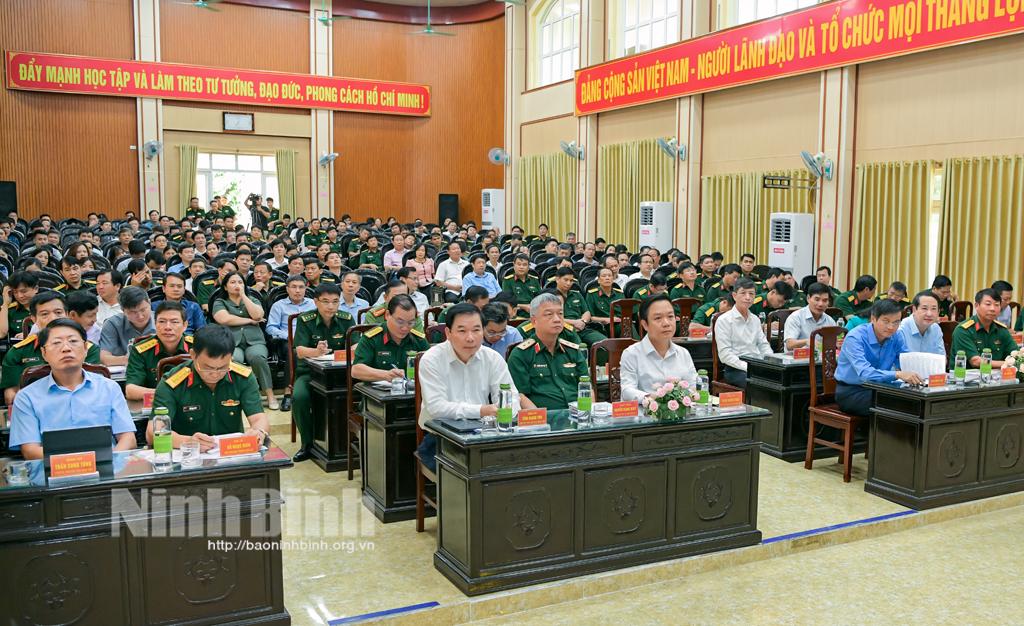 Hội nghị tập huấn, bồi dưỡng khung diễn tập khu vực phòng thủ tỉnh năm 2023