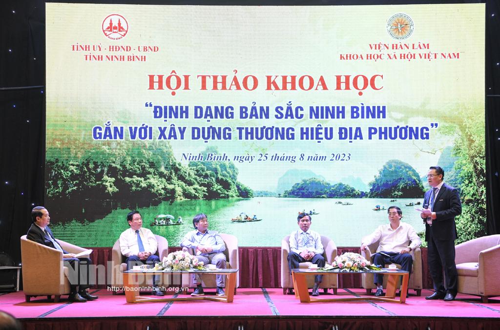Hội thảo Khoa học "Định dạng bản sắc Ninh Bình gắn với xây dựng thương hiệu địa phương": Phiên thứ ba