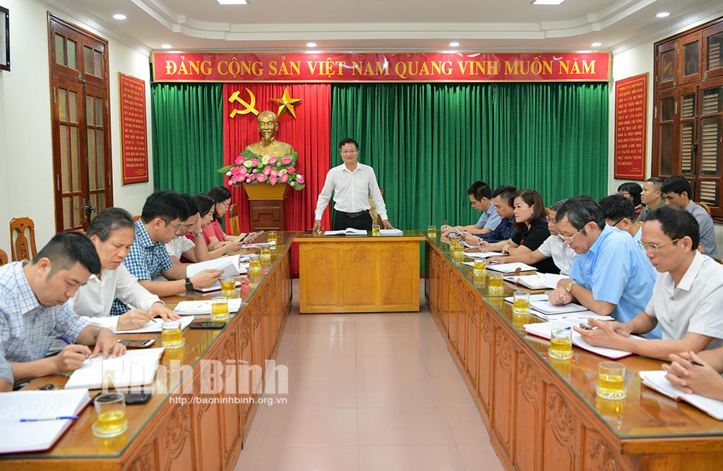 Giao ban công tác báo chí, tuyên truyền tháng 8