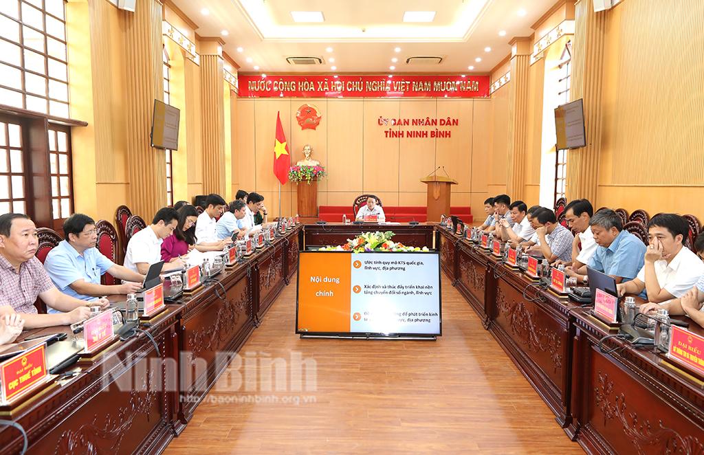 Phiên họp chuyên đề lần 2 của Ủy ban Quốc gia về chuyển đổi số chủ đề "Giải pháp đột phá để phát triển kinh tế số ngành, lĩnh vực"